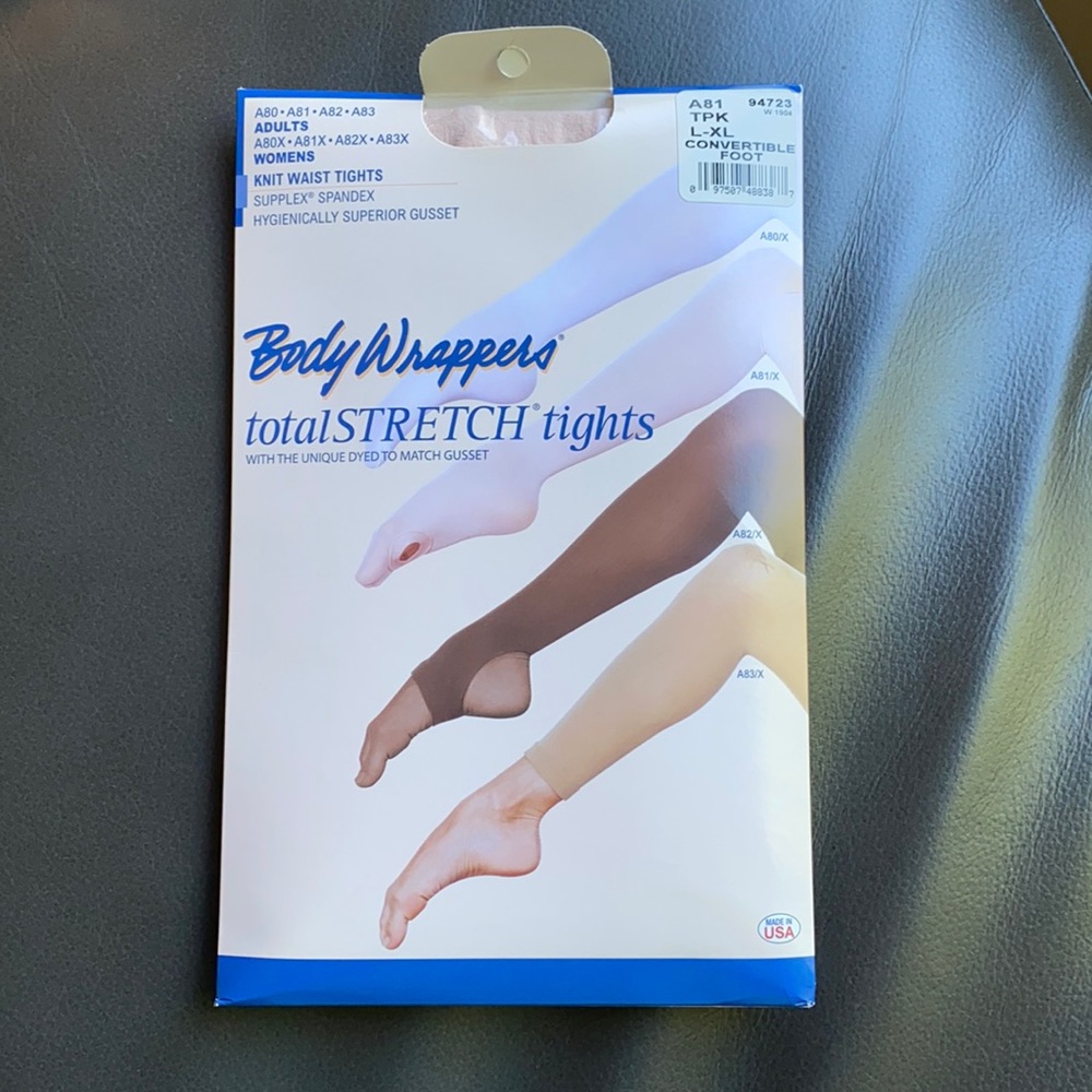BODY WRAPPERS Knit High Waist Convertible Tights